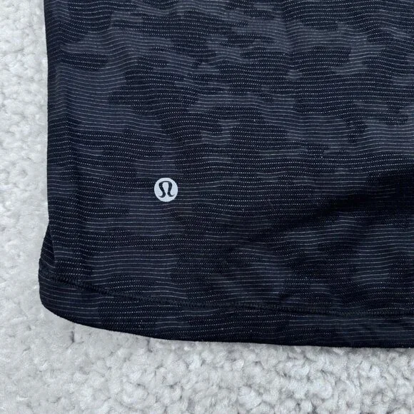 Lululemon Black Camo Miles Ahead Tee - Picture 5 of 9